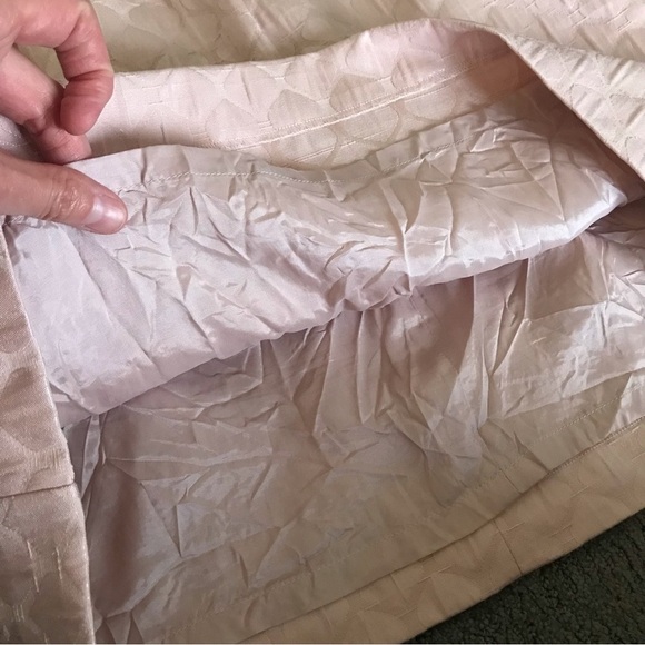 Ann Taylor LOFT pink mini skirt black womens sz 6 textured fully lined shimmery - Picture 9 of 12